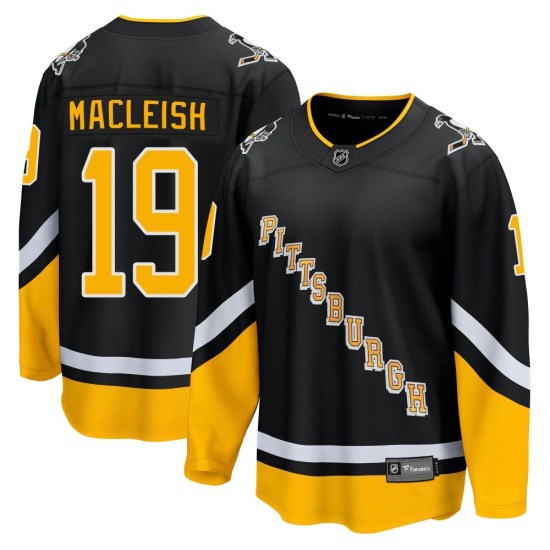 Rick Macleish Pittsburgh Penguins Premier 2021/22 Alternate Breakaway Player Fanatics Branded Jersey - Black