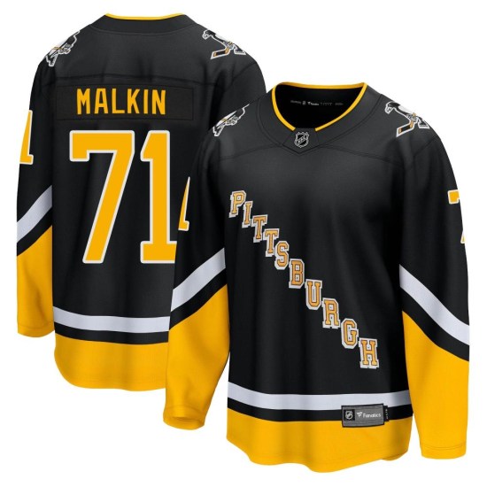 Evgeni Malkin Pittsburgh Penguins Premier 2021/22 Alternate Breakaway Player Fanatics Branded Jersey - Black