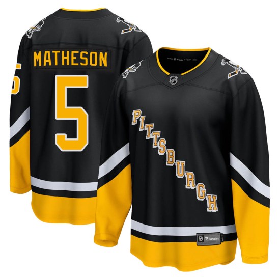 Mike Matheson Pittsburgh Penguins Premier 2021/22 Alternate Breakaway Player Fanatics Branded Jersey - Black