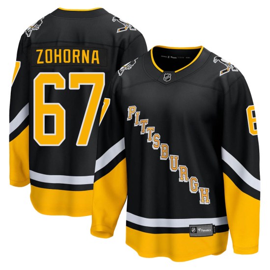 Radim Zohorna Pittsburgh Penguins Premier 2021/22 Alternate Breakaway Player Fanatics Branded Jersey - Black