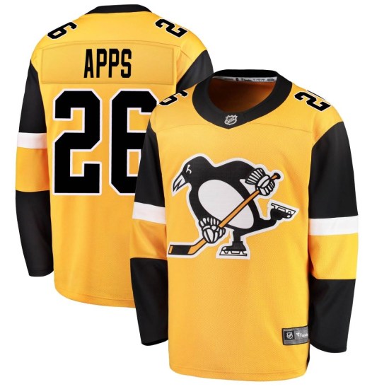 Syl Apps Pittsburgh Penguins Youth Breakaway Alternate Fanatics Branded Jersey - Gold