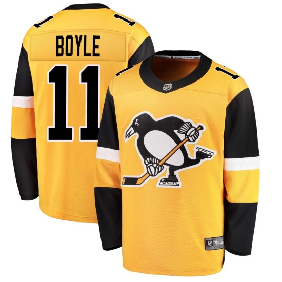 Brian Boyle Pittsburgh Penguins Youth Breakaway Alternate Fanatics Branded Jersey - Gold