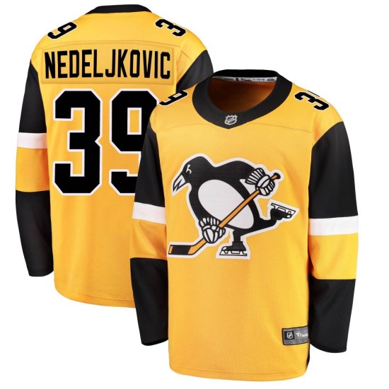 Alex Nedeljkovic Pittsburgh Penguins Youth Breakaway Alternate Fanatics Branded Jersey - Gold