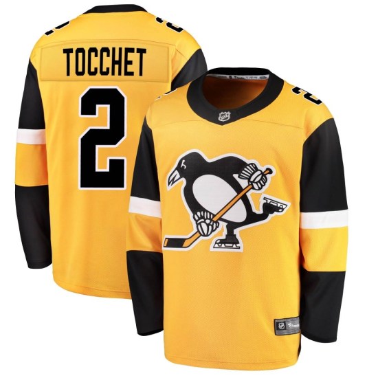 Rick Tocchet Pittsburgh Penguins Youth Breakaway Alternate Fanatics Branded Jersey - Gold
