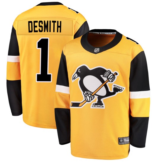 Casey DeSmith Pittsburgh Penguins Breakaway Alternate Fanatics Branded Jersey - Gold