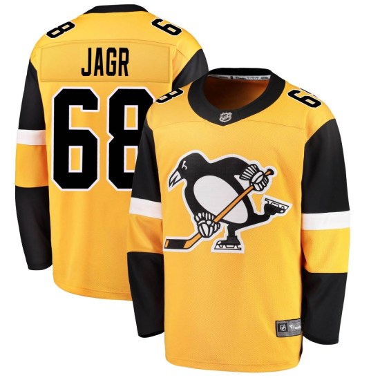 Jaromir Jagr Pittsburgh Penguins Breakaway Alternate Fanatics Branded Jersey - Gold