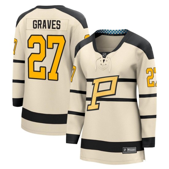Ryan Graves Pittsburgh Penguins Women's 2023 Winter Classic Fanatics Branded Jersey - Cream