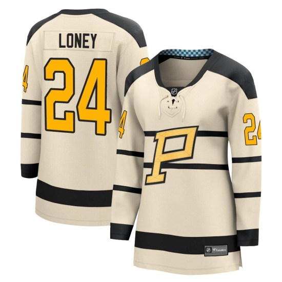 Troy Loney Pittsburgh Penguins Women's 2023 Winter Classic Fanatics Branded Jersey - Cream