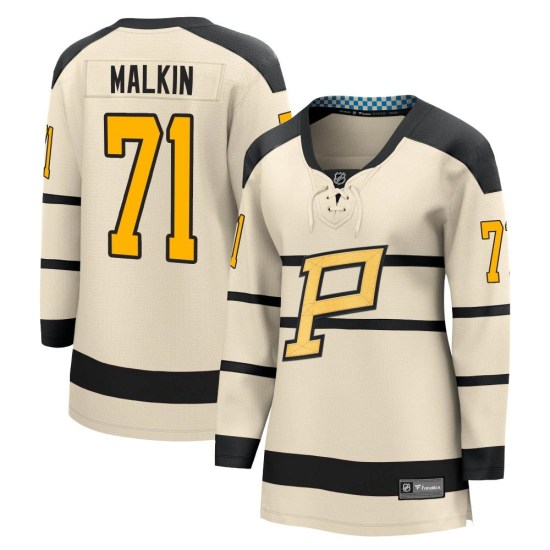 Evgeni Malkin Pittsburgh Penguins Women's 2023 Winter Classic Fanatics Branded Jersey - Cream