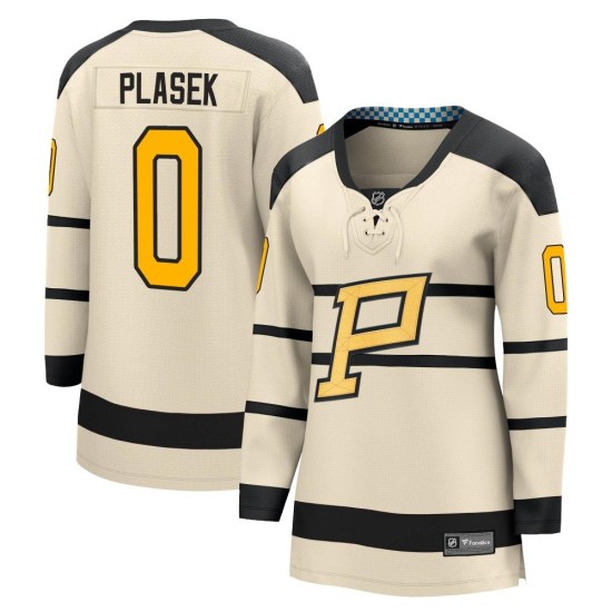 Karel Plasek Pittsburgh Penguins Women's Breakaway 2023 Winter Classic Fanatics Branded Jersey - Cream