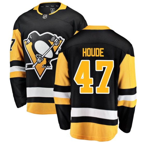 Samuel Houde Pittsburgh Penguins Youth Breakaway Home Fanatics Branded Jersey - Black
