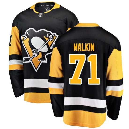 Evgeni Malkin Pittsburgh Penguins Youth Breakaway Home Fanatics Branded Jersey - Black