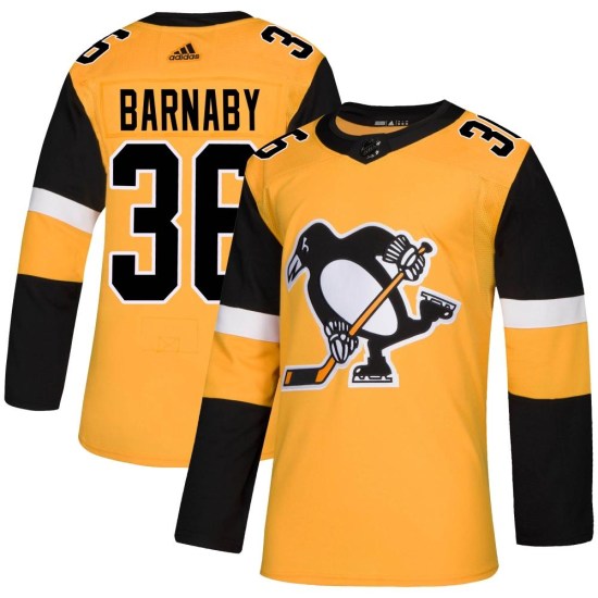 Matthew Barnaby Pittsburgh Penguins Youth Authentic Alternate Adidas Jersey - Gold