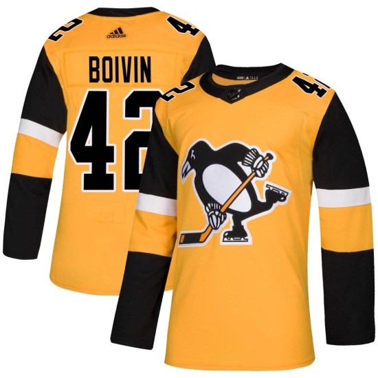 Leo Boivin Pittsburgh Penguins Youth Authentic Alternate Adidas Jersey - Gold