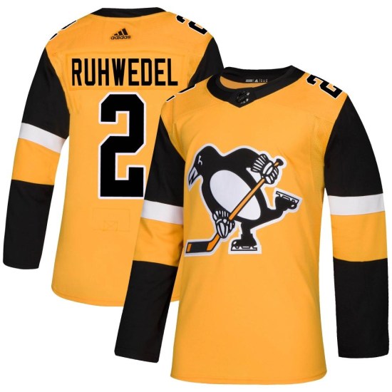 Chad Ruhwedel Pittsburgh Penguins Youth Authentic Alternate Adidas Jersey - Gold