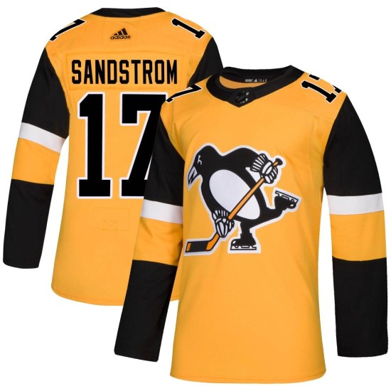 Tomas Sandstrom Pittsburgh Penguins Youth Authentic Alternate Adidas Jersey - Gold
