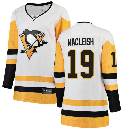 Rick Macleish Pittsburgh Penguins Women's Breakaway Away Fanatics Branded Jersey - White