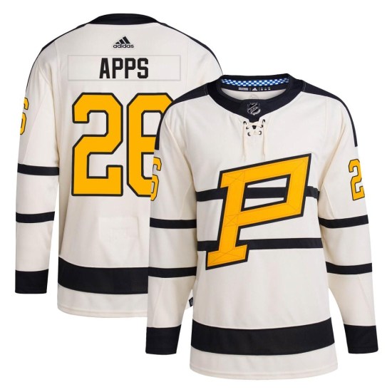 Syl Apps Pittsburgh Penguins Authentic 2023 Winter Classic Adidas Jersey - Cream