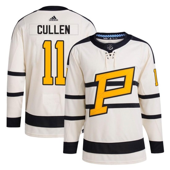 John Cullen Pittsburgh Penguins Authentic 2023 Winter Classic Adidas Jersey - Cream