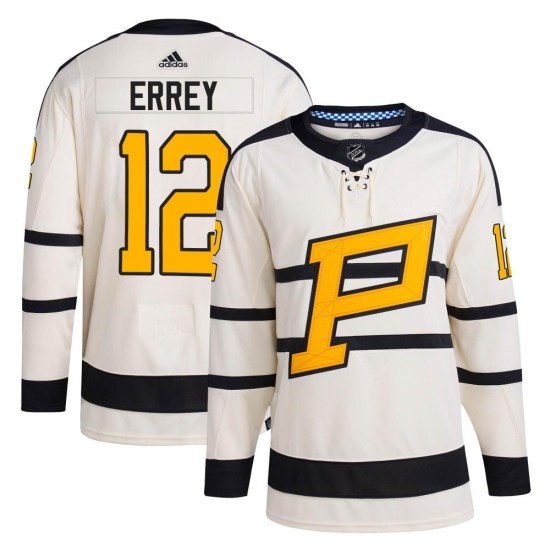 Bob Errey Pittsburgh Penguins Authentic 2023 Winter Classic Adidas Jersey - Cream