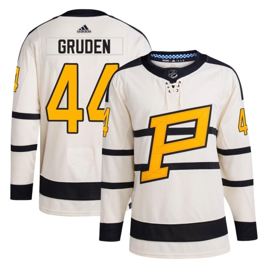 Jonathan Gruden Pittsburgh Penguins Authentic 2023 Winter Classic Adidas Jersey - Cream