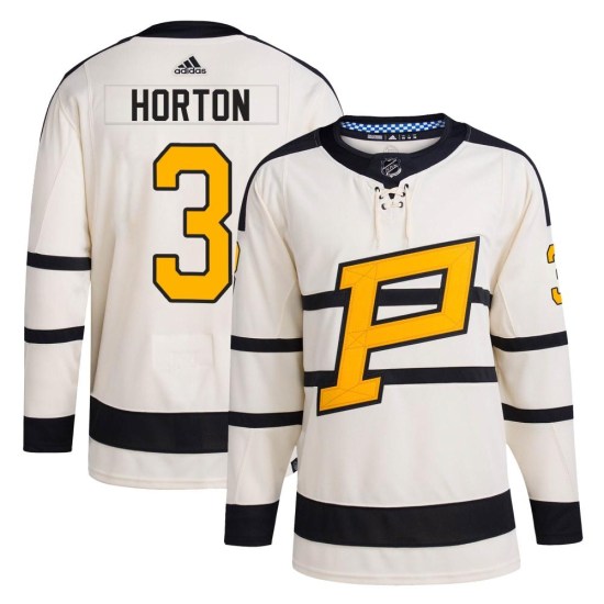 Tim Horton Pittsburgh Penguins Authentic 2023 Winter Classic Adidas Jersey - Cream