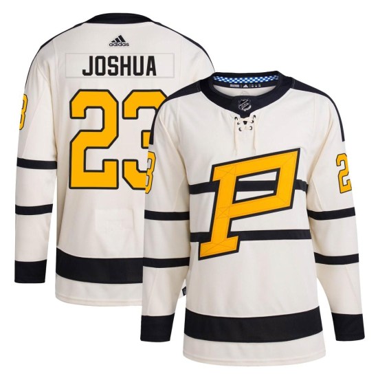 Jagger Joshua Pittsburgh Penguins Authentic 2023 Winter Classic Adidas Jersey - Cream