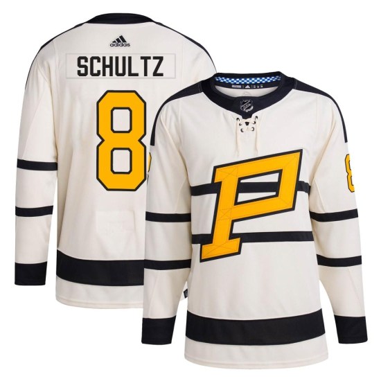 Dave Schultz Pittsburgh Penguins Authentic 2023 Winter Classic Adidas Jersey - Cream