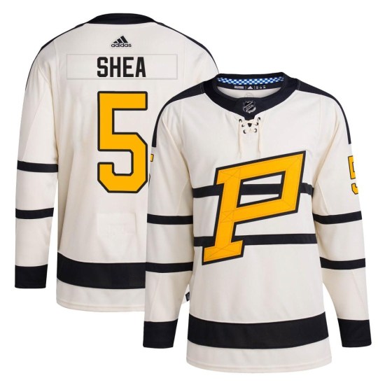 Ryan Shea Pittsburgh Penguins Authentic 2023 Winter Classic Adidas Jersey - Cream