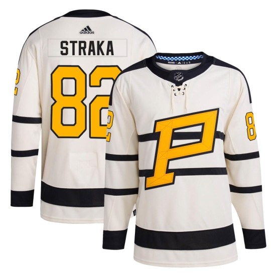 Martin Straka Pittsburgh Penguins Authentic 2023 Winter Classic Adidas Jersey - Cream