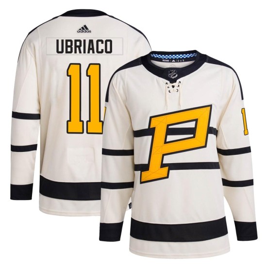 Gene Ubriaco Pittsburgh Penguins Authentic 2023 Winter Classic Adidas Jersey - Cream