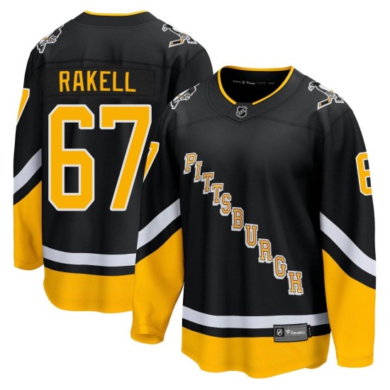 Rickard Rakell Pittsburgh Penguins Youth Premier 2021/22 Alternate Breakaway Player Fanatics Branded Jersey - Black