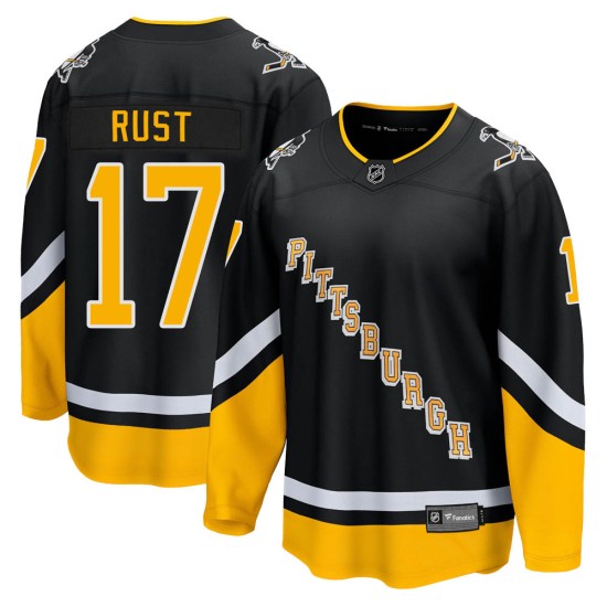 Bryan Rust Pittsburgh Penguins Youth Premier 2021/22 Alternate Breakaway Player Fanatics Branded Jersey - Black