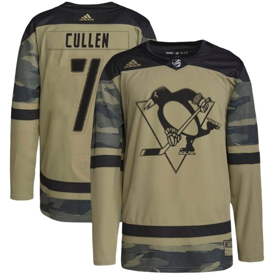 Matt Cullen Pittsburgh Penguins Authentic Military Appreciation Practice Adidas Jersey - Camo