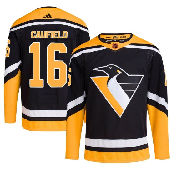 Jay Caufield Pittsburgh Penguins Authentic Reverse Retro 2.0 Adidas Jersey - Black