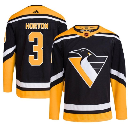 Tim Horton Pittsburgh Penguins Authentic Reverse Retro 2.0 Adidas Jersey - Black