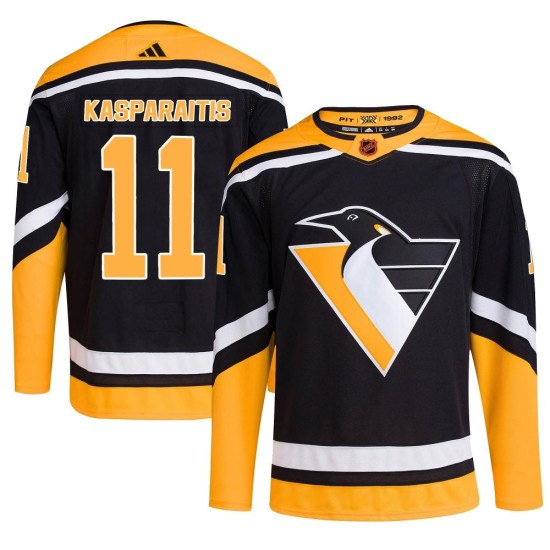 Darius Kasparaitis Pittsburgh Penguins Authentic Reverse Retro 2.0 Adidas Jersey - Black