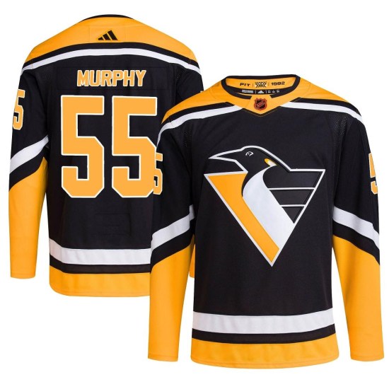 Larry Murphy Pittsburgh Penguins Authentic Reverse Retro 2.0 Adidas Jersey - Black