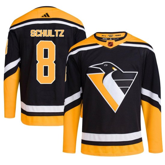 Dave Schultz Pittsburgh Penguins Authentic Reverse Retro 2.0 Adidas Jersey - Black