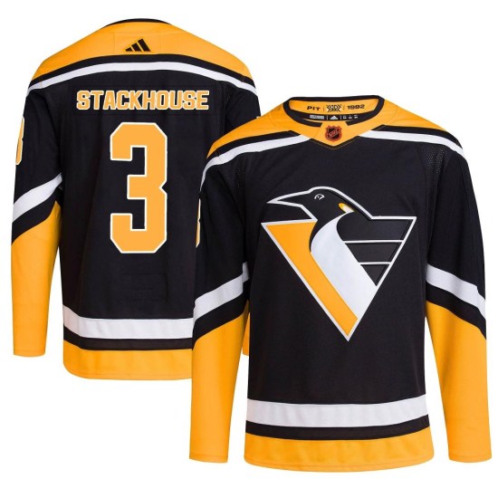 Ron Stackhouse Pittsburgh Penguins Authentic Reverse Retro 2.0 Adidas Jersey - Black