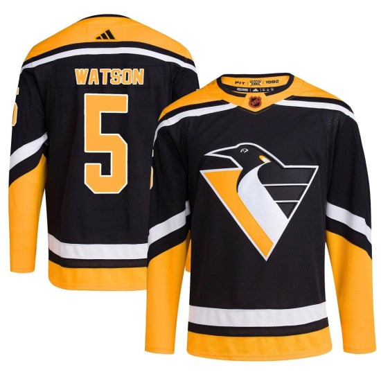 Bryan Watson Pittsburgh Penguins Authentic Reverse Retro 2.0 Adidas Jersey - Black