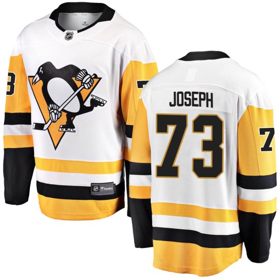 Pierre-Olivier Joseph Pittsburgh Penguins Breakaway Away Fanatics Branded Jersey - White