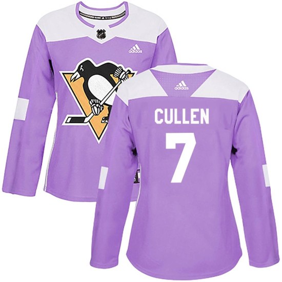 Matt Cullen Pittsburgh Penguins Women's Authentic Fights Cancer Practice Adidas Jersey - Purple