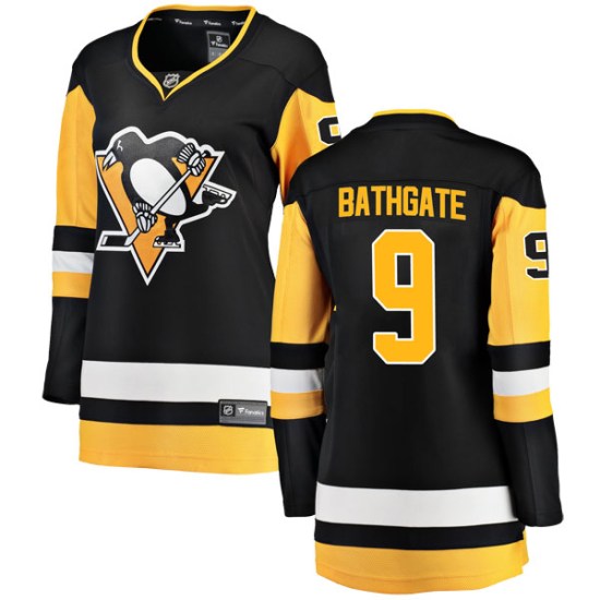 Andy Bathgate Pittsburgh Penguins Women's Breakaway Home Fanatics Branded Jersey - Black