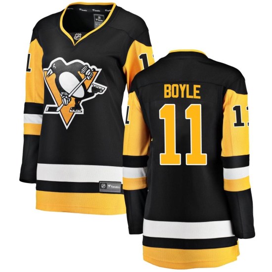 Brian Boyle Pittsburgh Penguins Women's Breakaway Home Fanatics Branded Jersey - Black