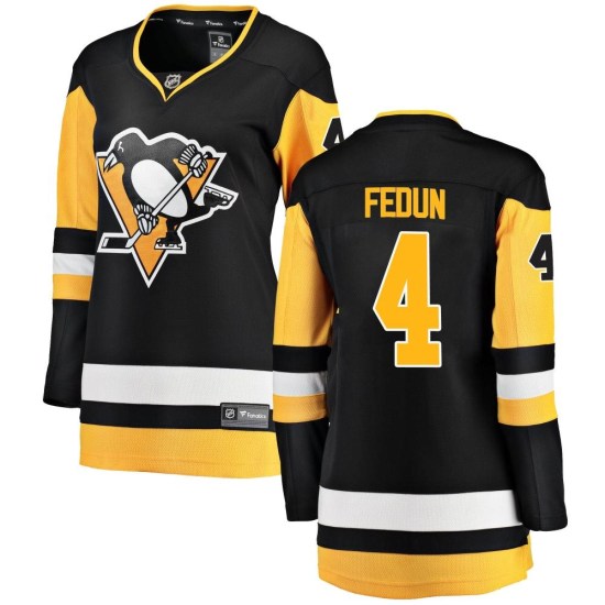 Taylor Fedun Pittsburgh Penguins Women's Breakaway Home Fanatics Branded Jersey - Black