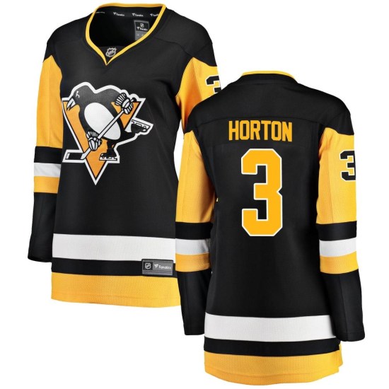 Tim Horton Pittsburgh Penguins Women's Breakaway Home Fanatics Branded Jersey - Black