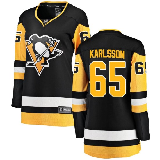 Erik Karlsson Pittsburgh Penguins Women's Breakaway Home Fanatics Branded Jersey - Black