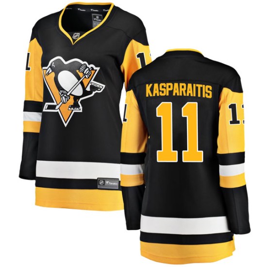 Darius Kasparaitis Pittsburgh Penguins Women's Breakaway Home Fanatics Branded Jersey - Black
