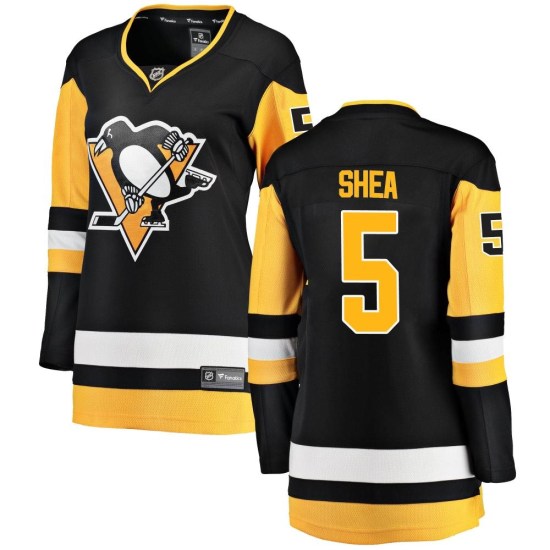 Ryan Shea Pittsburgh Penguins Women's Breakaway Home Fanatics Branded Jersey - Black